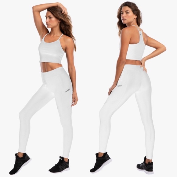 Koral Pants - Koral Pista Blackout High Rise Legging - White